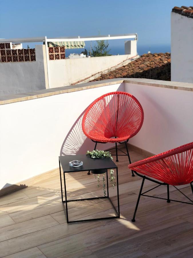 Cerezo'S House - Terrace & Jacuzzi Villa Frigiliana Exterior photo